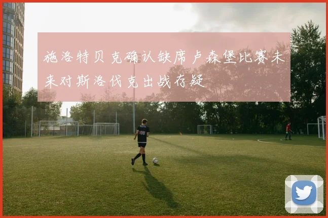 施洛特贝克确认缺席卢森堡比赛未来对斯洛伐克出战存疑